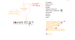 Desktop Screenshot of courantdart-voix.com